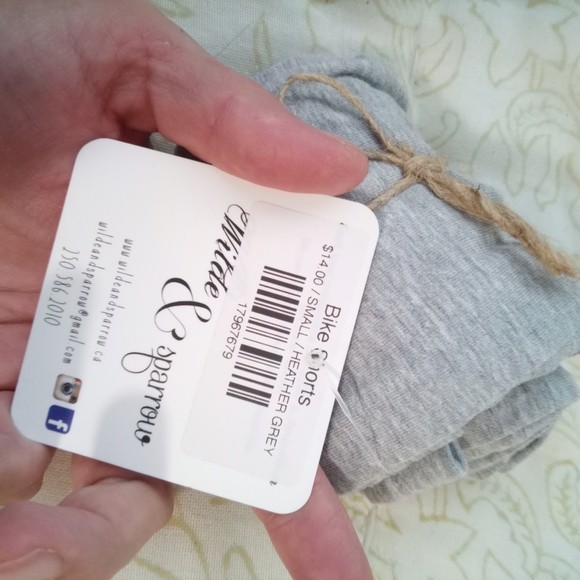 Light Gray Bike Shorts - Picture 2 of 3